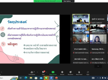 จัดโครงการพัฒนาศักยภาพอาสาสมัคร สหกรณ์ผ่านระบบ Zoom Meeting พารามิเตอร์รูปภาพ 11