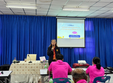 เป็นวิทยากรให้ความรู้เรื่องบทบาทหน้าที่ของกรรมการบริหารกลุ่ม ณ สหกรณ์การเช่าซื้อที่ดินเมืองเก่า จำกัด ... พารามิเตอร์รูปภาพ 9