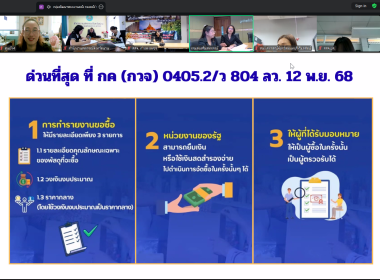 เข้าร่วมรับฟังประชุมการติดตามรายงานการตรวจนับพัสดุประจำปีงบประมาณ พ.ศ. 2568 ... พารามิเตอร์รูปภาพ 11