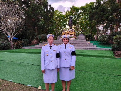 เข้าร่วมพิธีวางพวงมาลาถวายราชสักการะพระบาทสมเด็จพระมงกุฎเกล้าเจ้าอยู่หัวเนื่องในโอกาสวันสวรรคตครบ 100 ปี ... พารามิเตอร์รูปภาพ 1