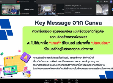 เข้าร่วมโครงการอบรมหลักสูตร "การใช้โปรแกรม Canva AI พารามิเตอร์รูปภาพ 20