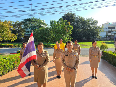 ร่วมกิจกรรมเคารพธงชาติและสวดมนต์ตอนเช้า พารามิเตอร์รูปภาพ 1